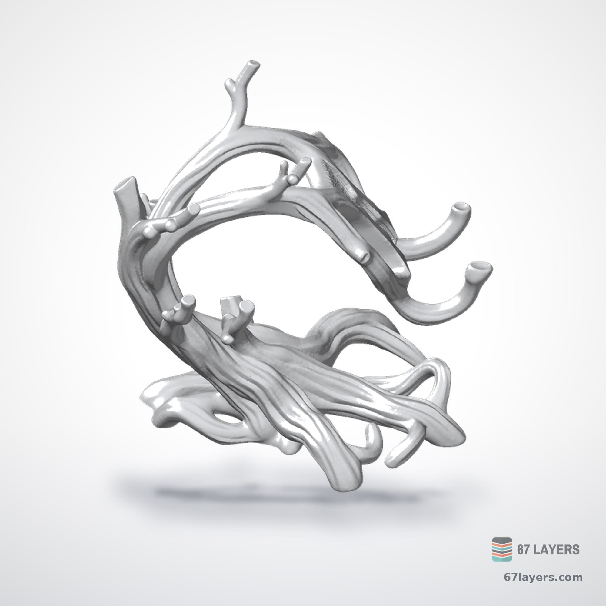 Coral Branch Sculpture, alternate view 3