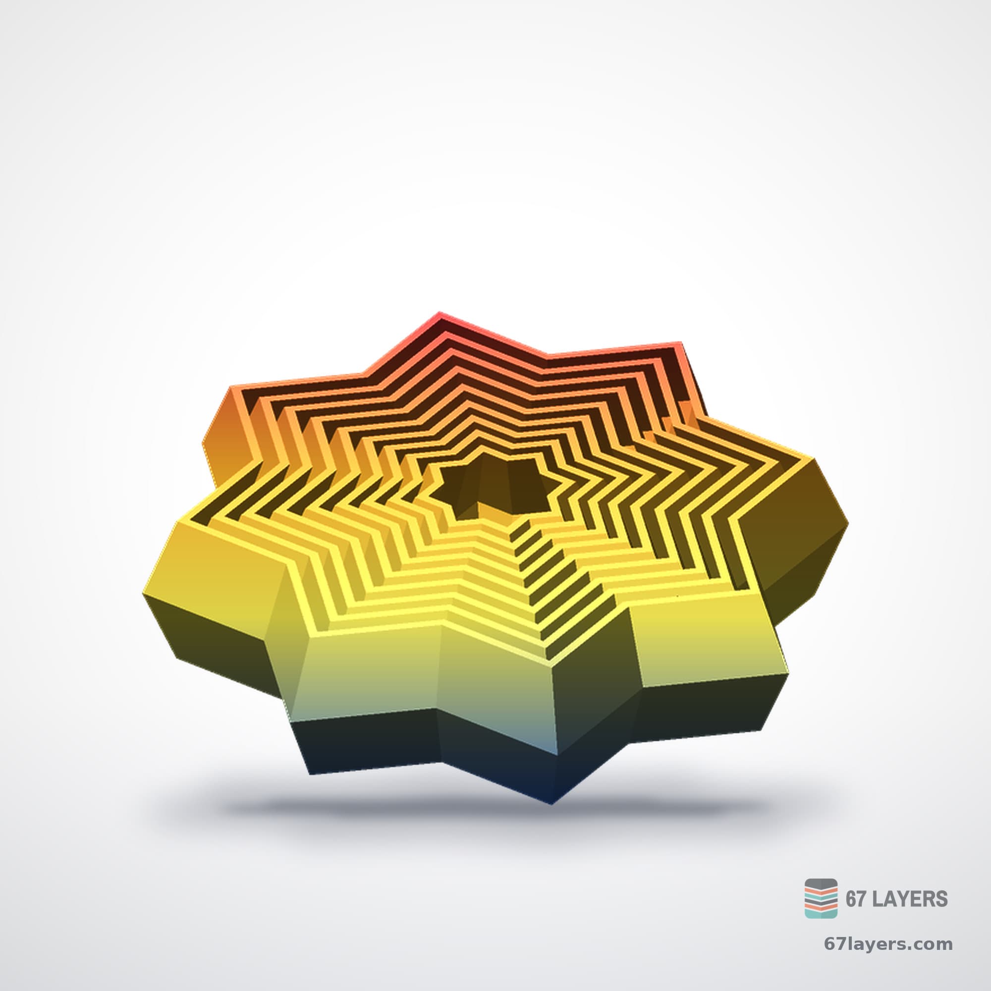 8-Point Fidget Star, alternate view 3