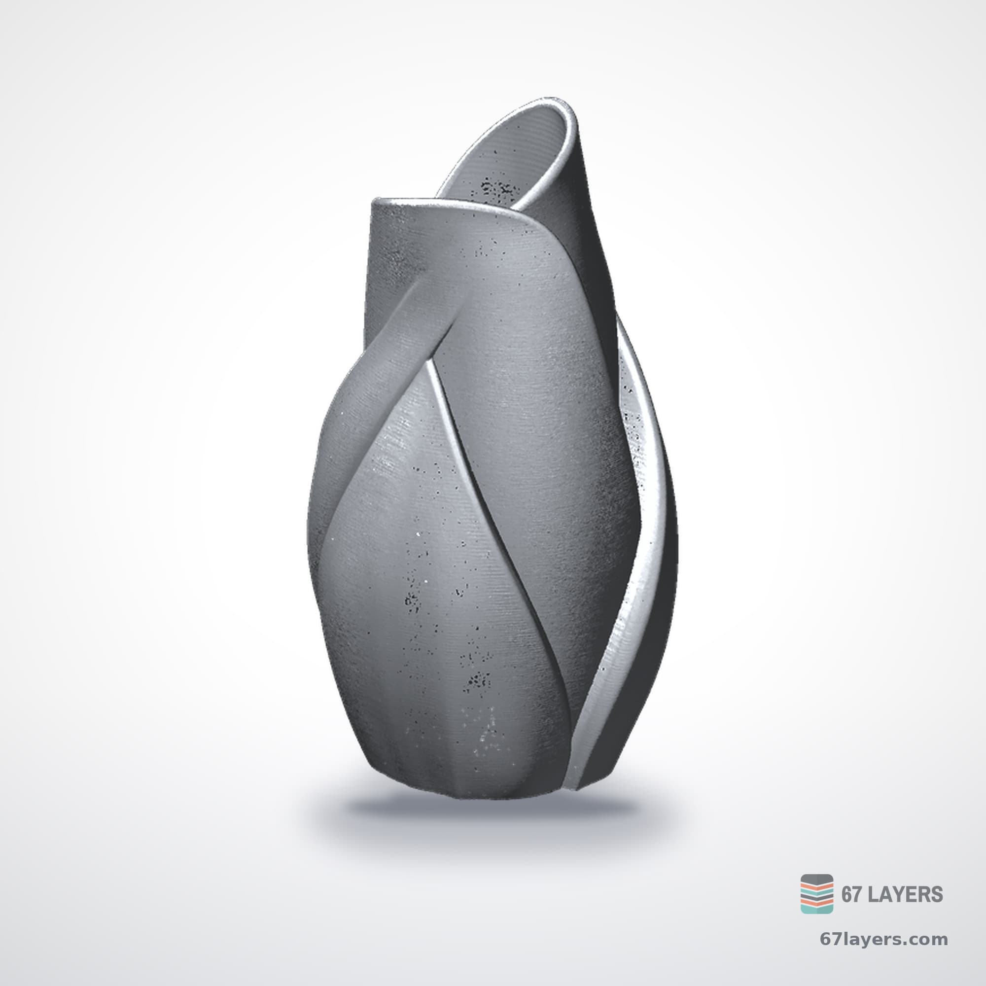 Fluted Vase, alternate view 1