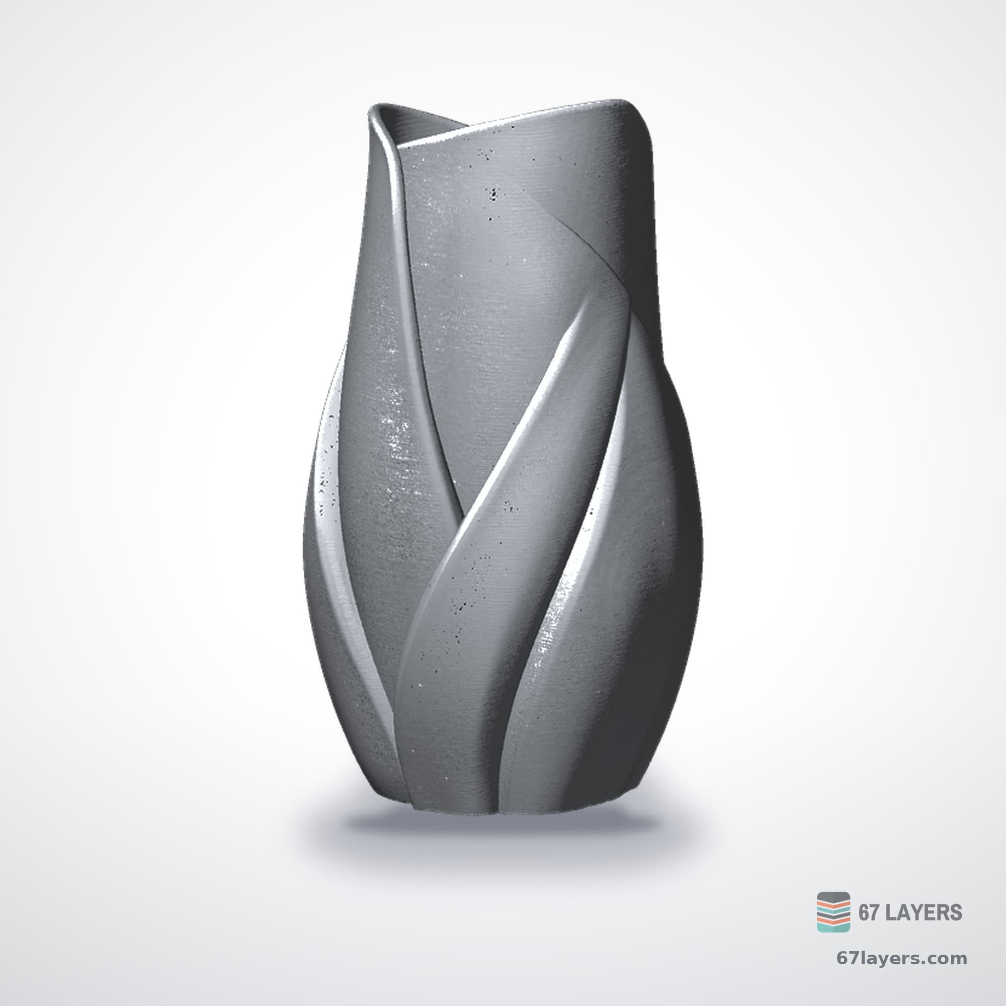 Fluted Vase, alternate view 2