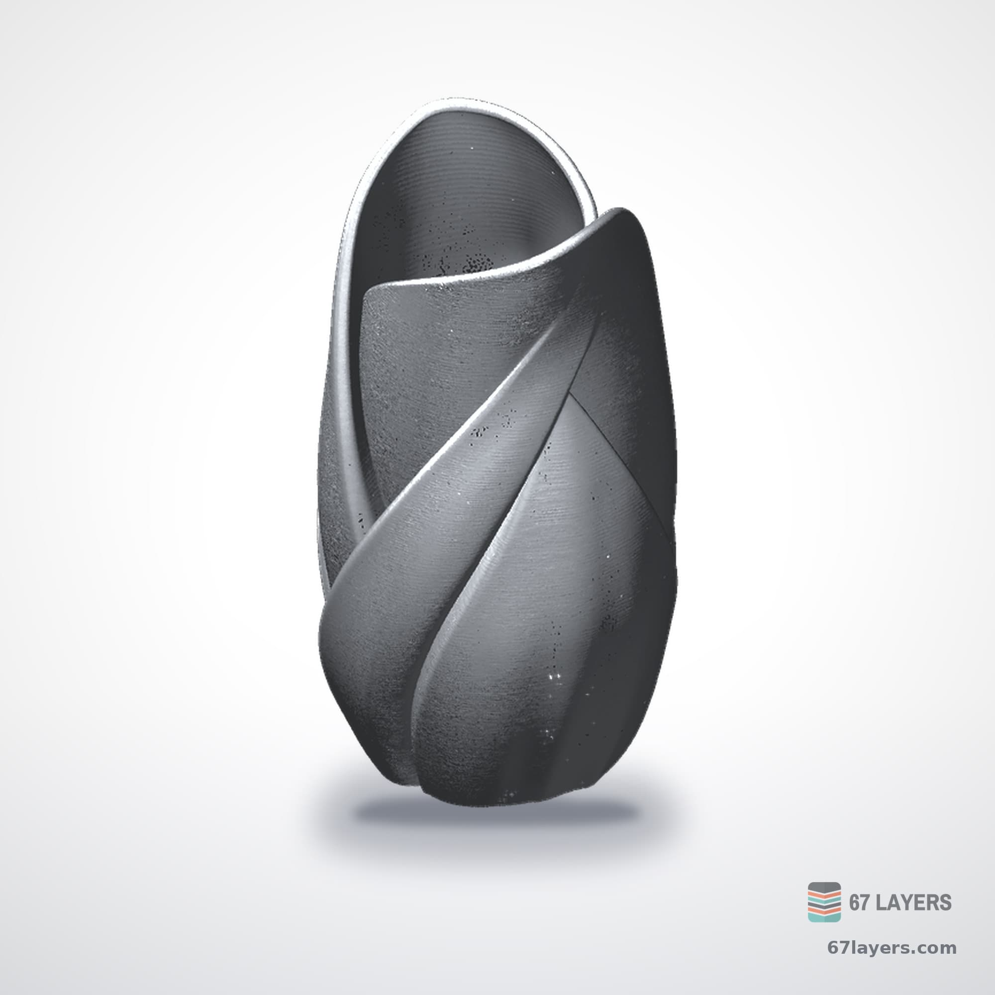 Fluted Vase, alternate view 3