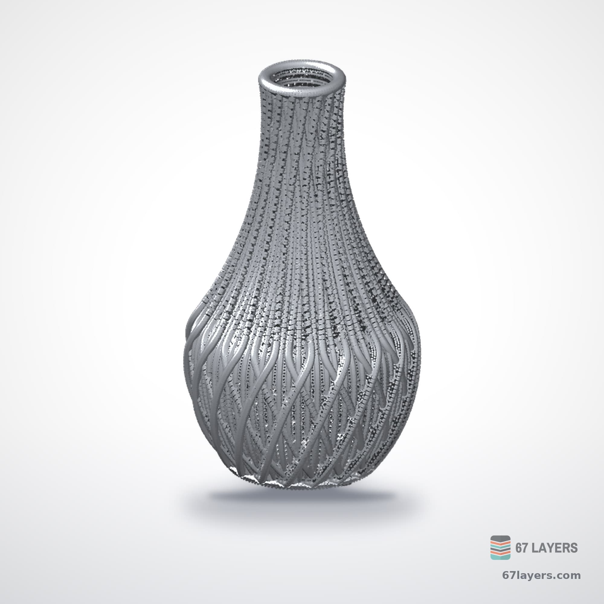 Fractal Vase, alternate view 1