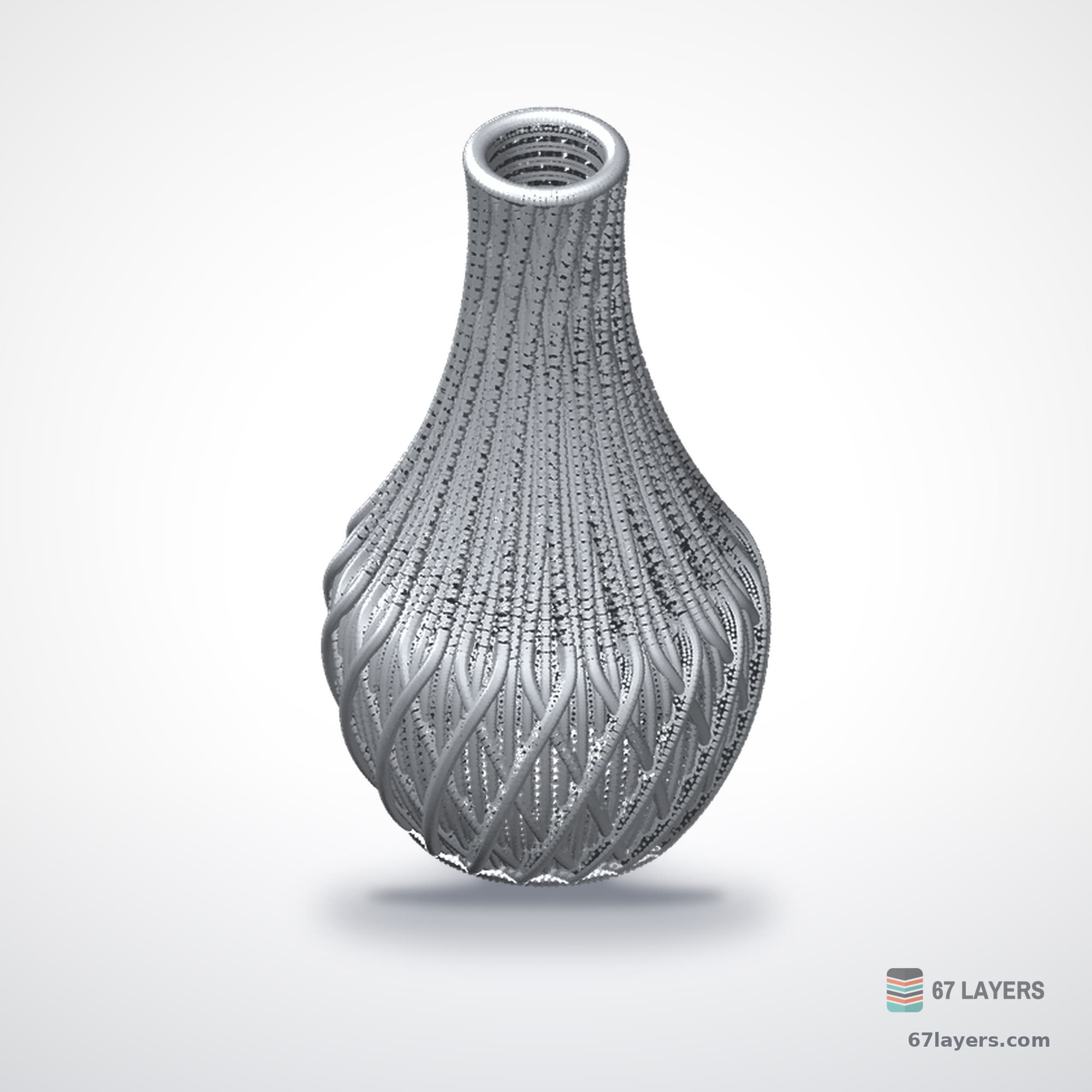 Fractal Vase, alternate view 3