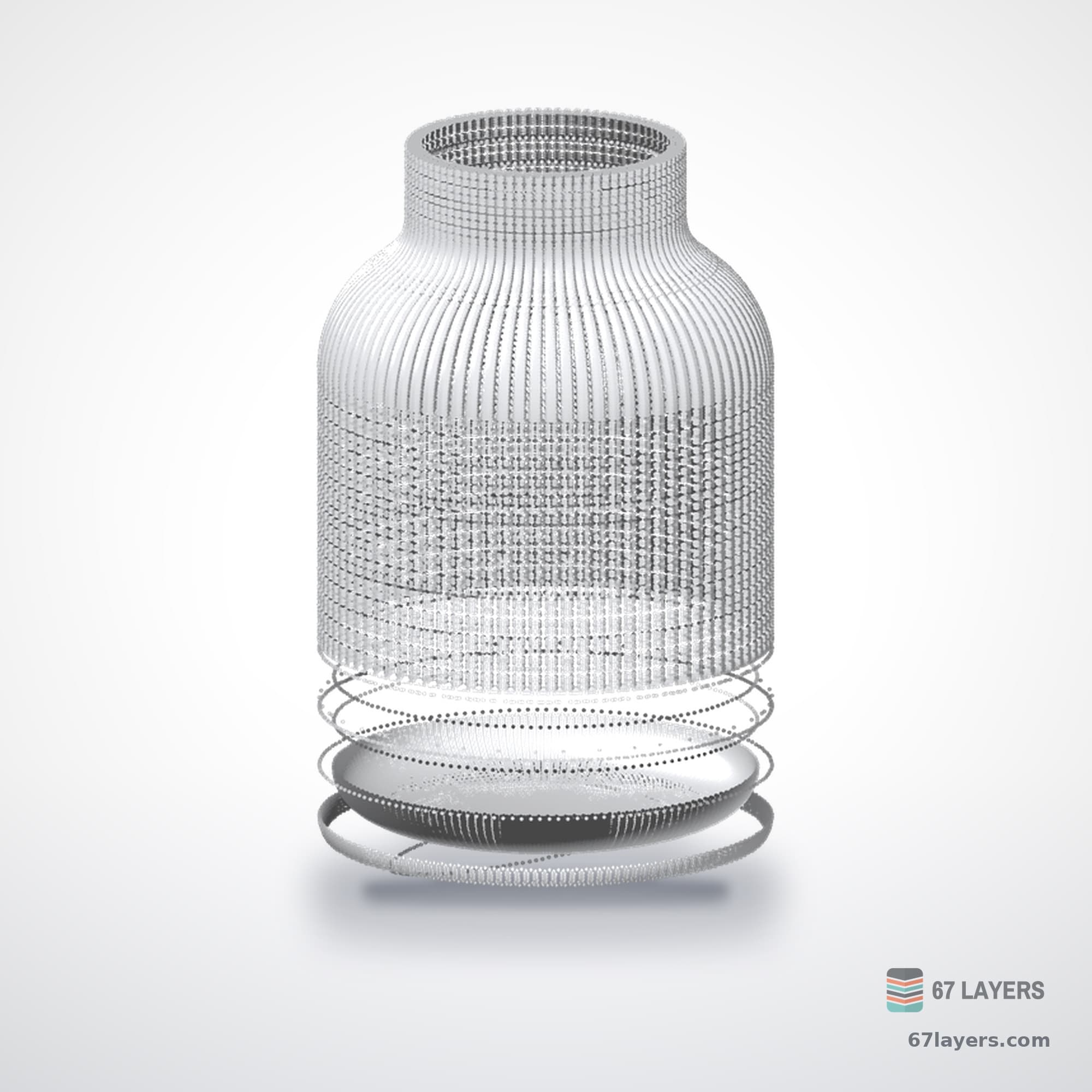Japandi Vase (large), alternate view 2