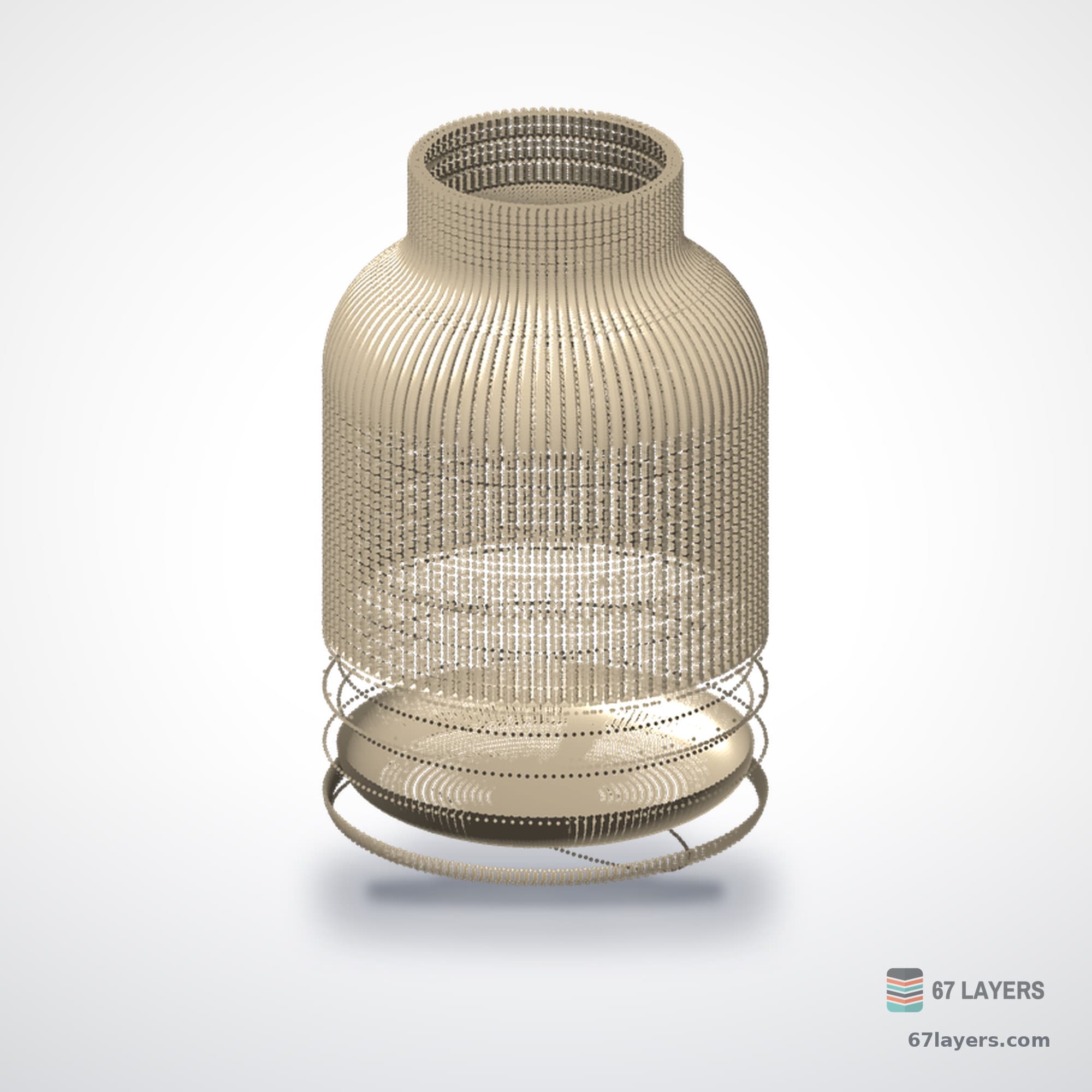 Japandi Vase (small), alternate view 1