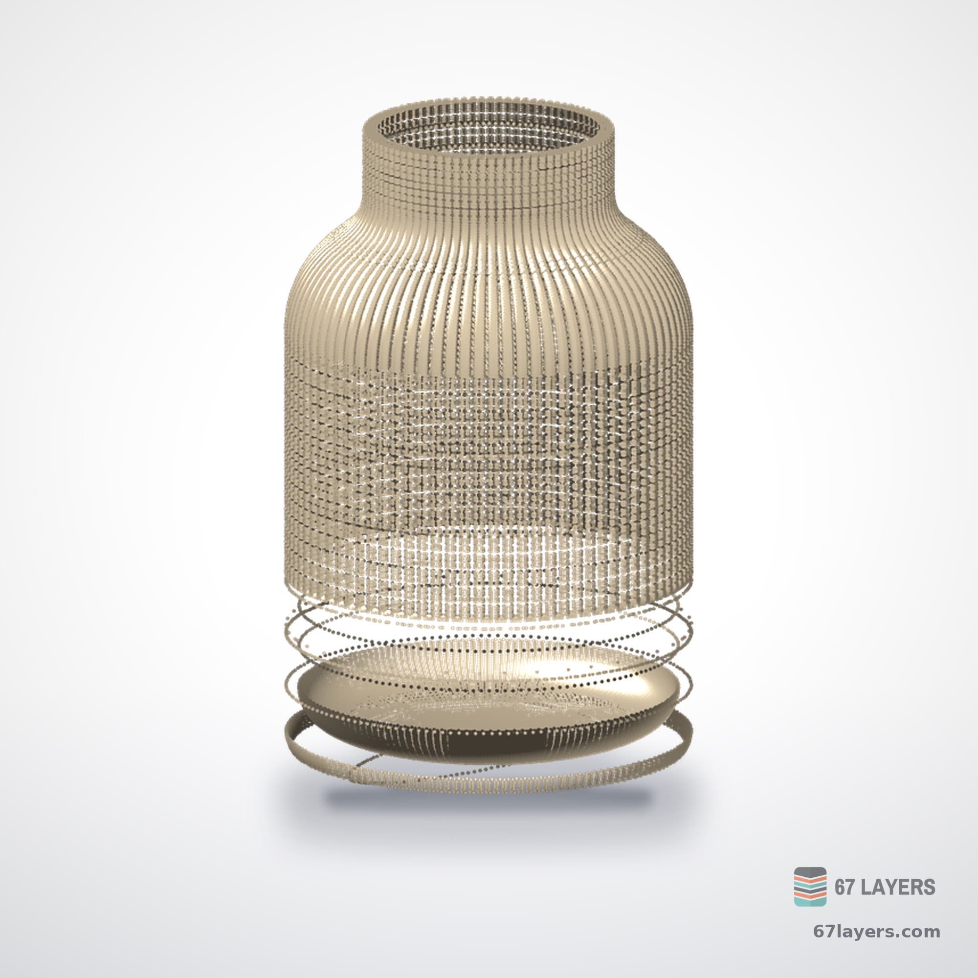 Japandi Vase (small), alternate view 2