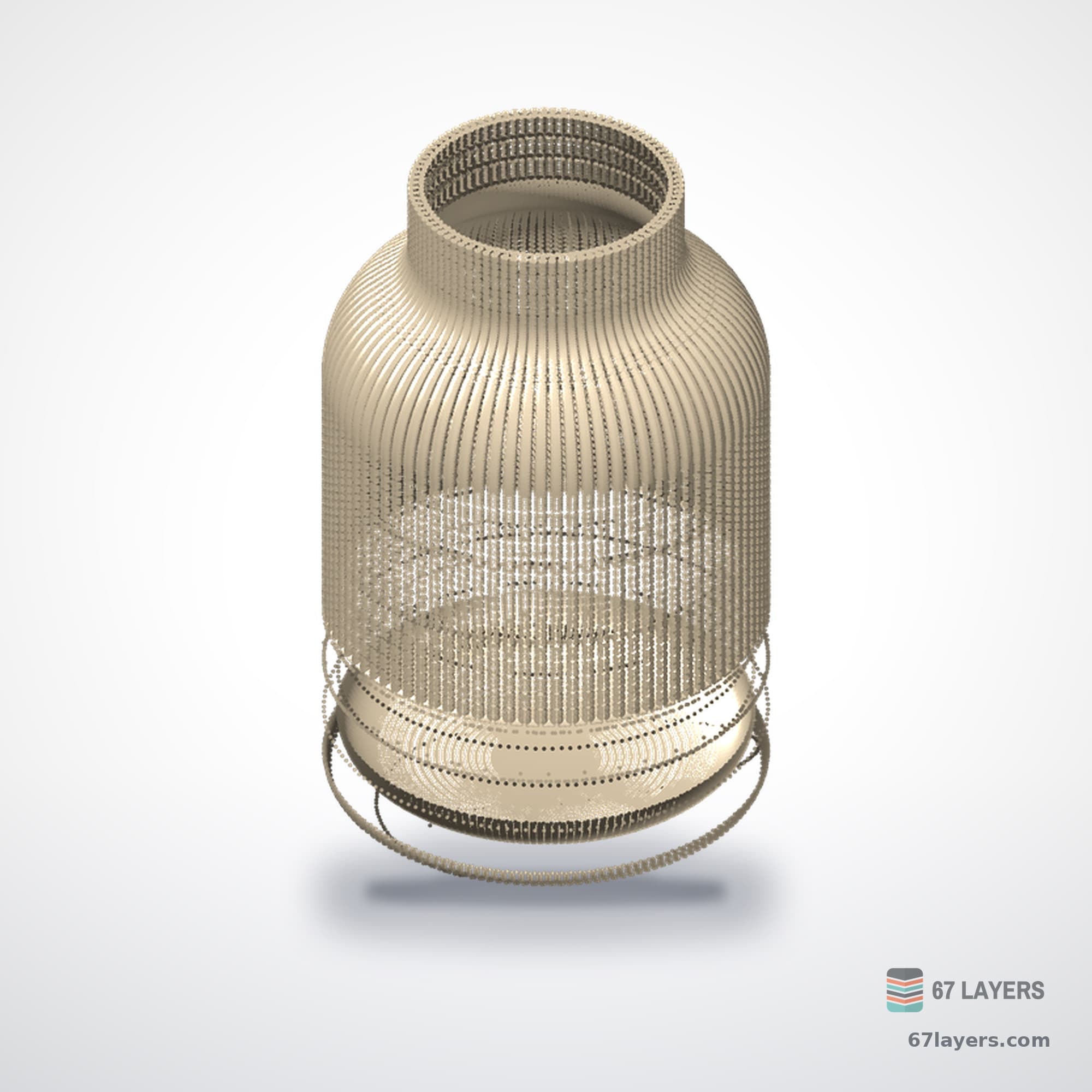 Japandi Vase (small), alternate view 3