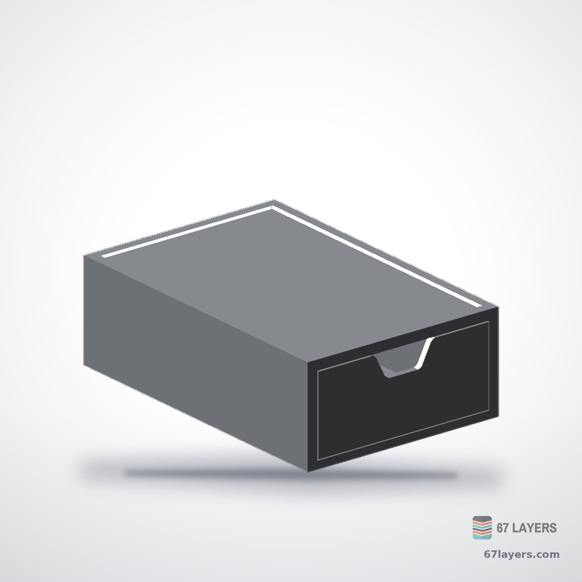 Stackable Drawer / Monitor Riser, alternate view 1