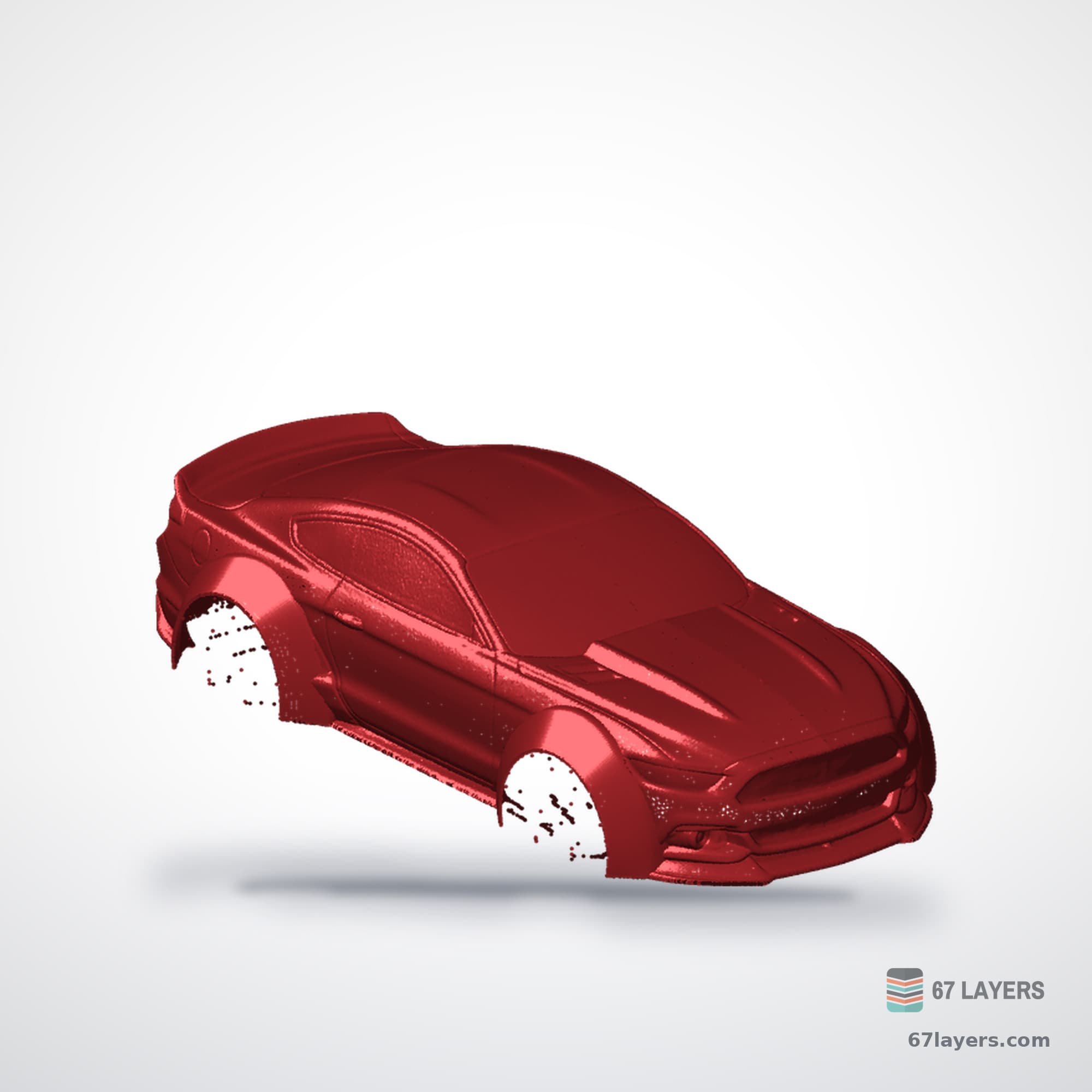 Ford Mustang (simplified), alternate view 1