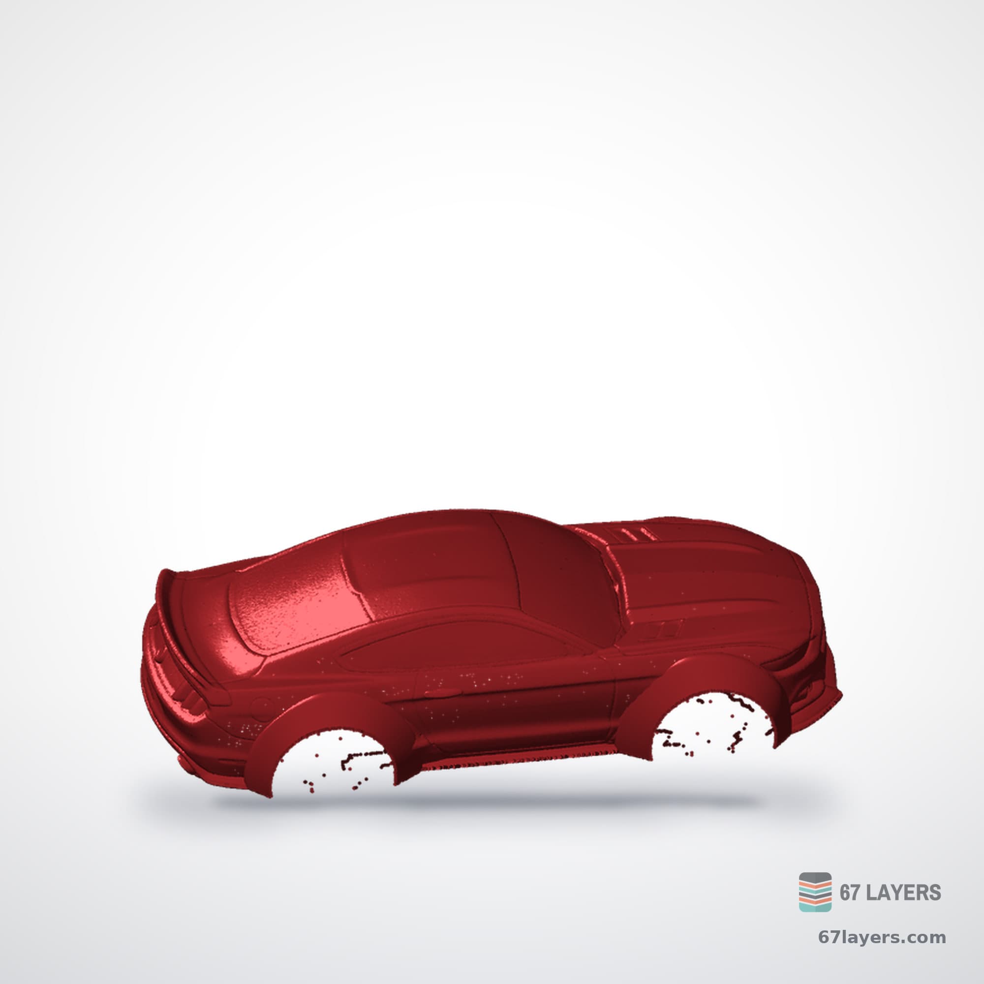 Ford Mustang (simplified), alternate view 3