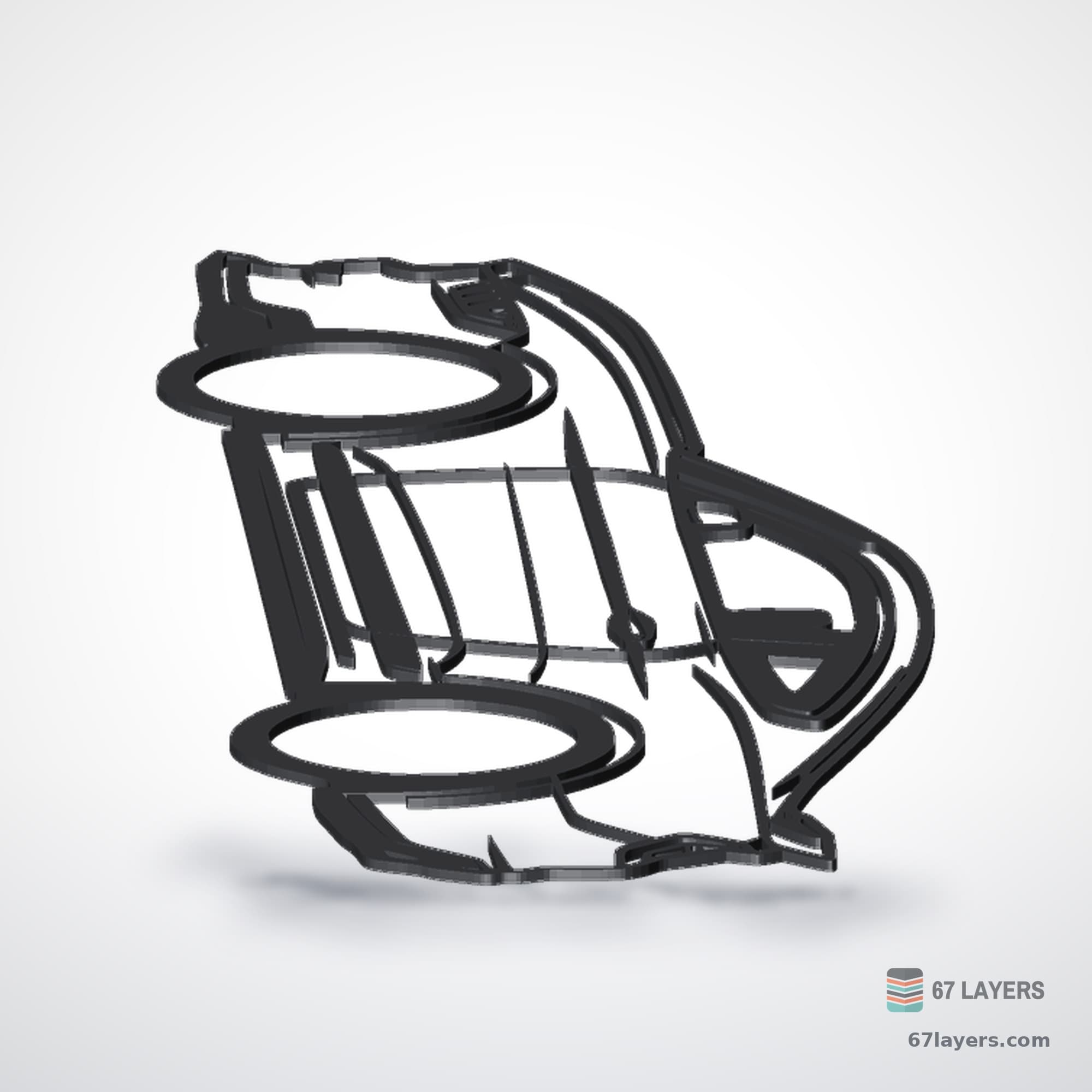 Mustang GT500 Wall Art, alternate view 2