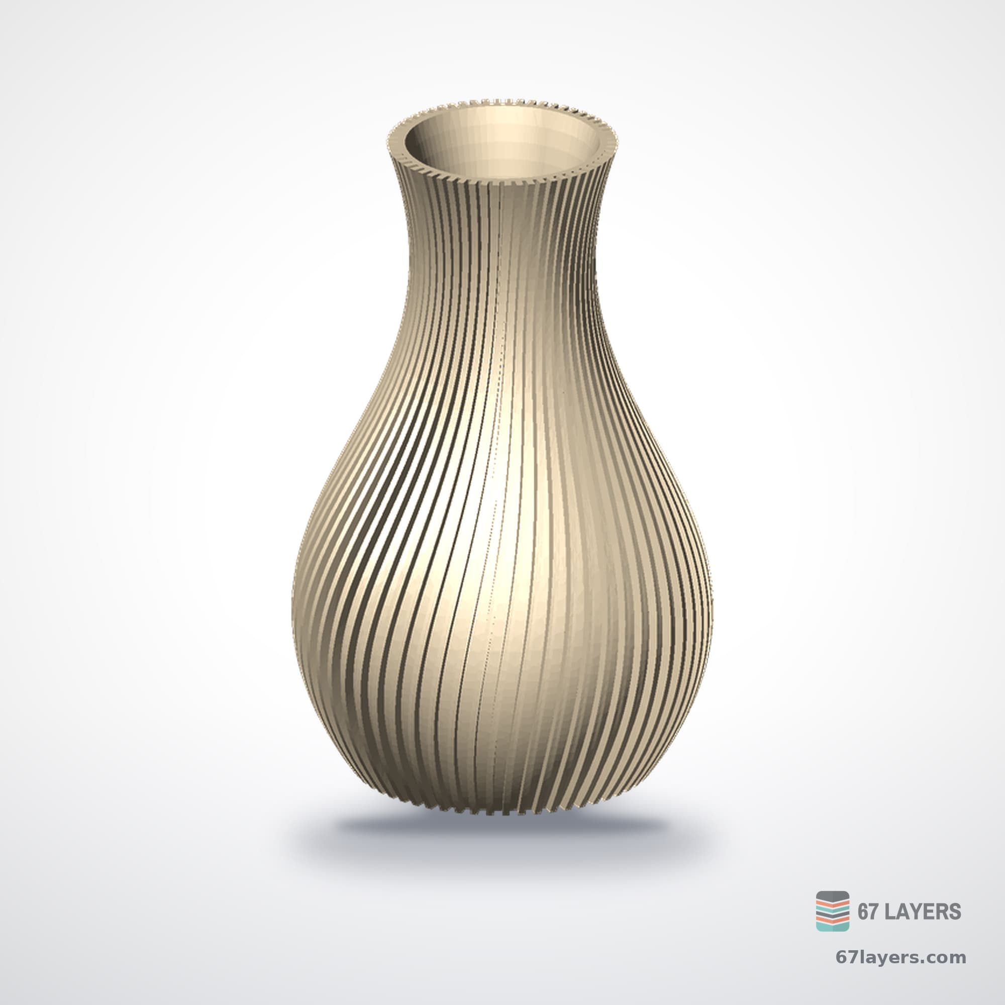 Modern Japandi Vase, alternate view 1