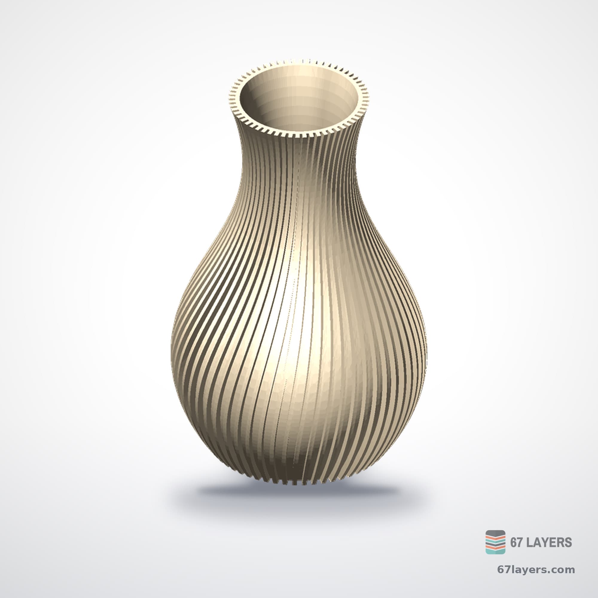 Modern Japandi Vase, alternate view 3