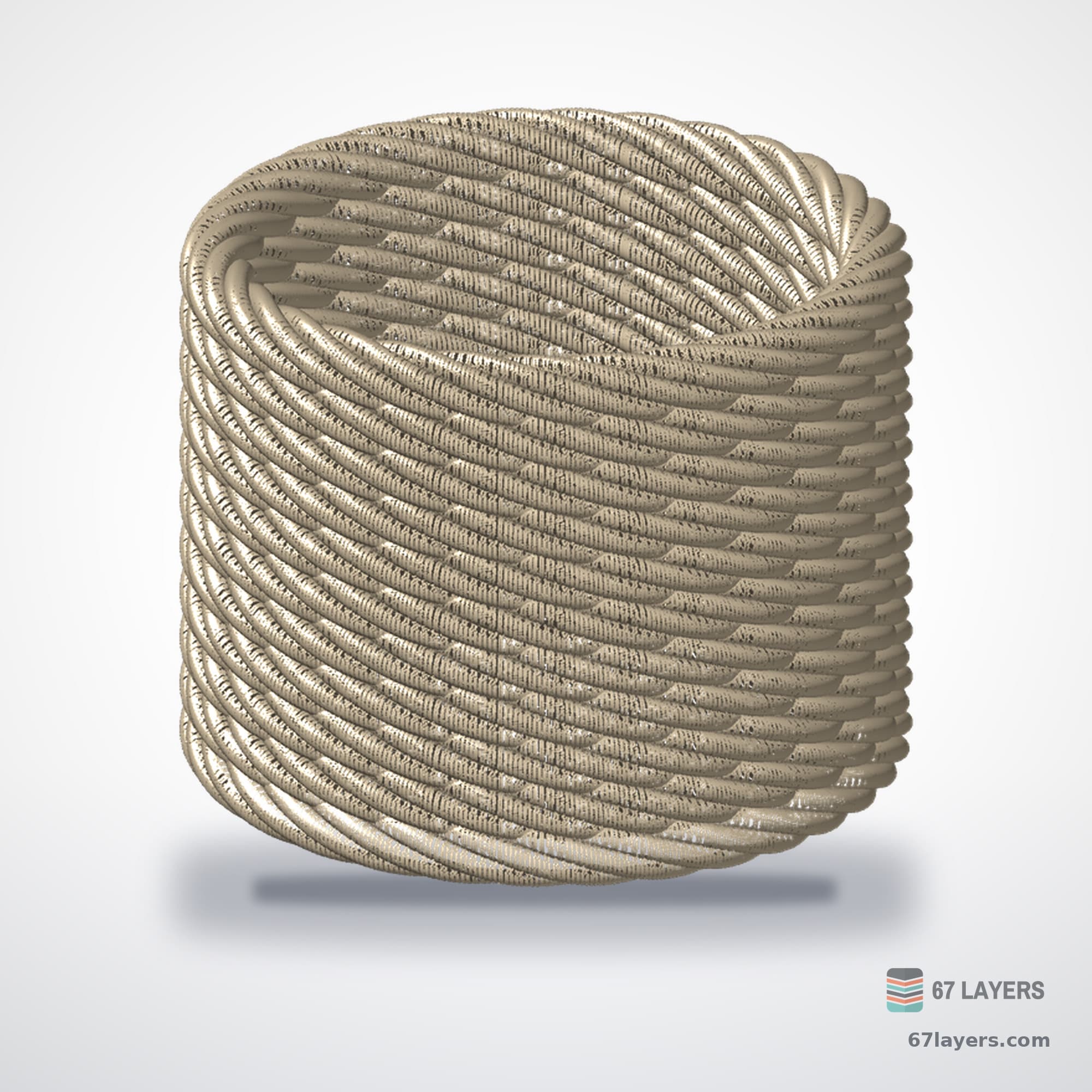 Rope Planter, alternate view 1
