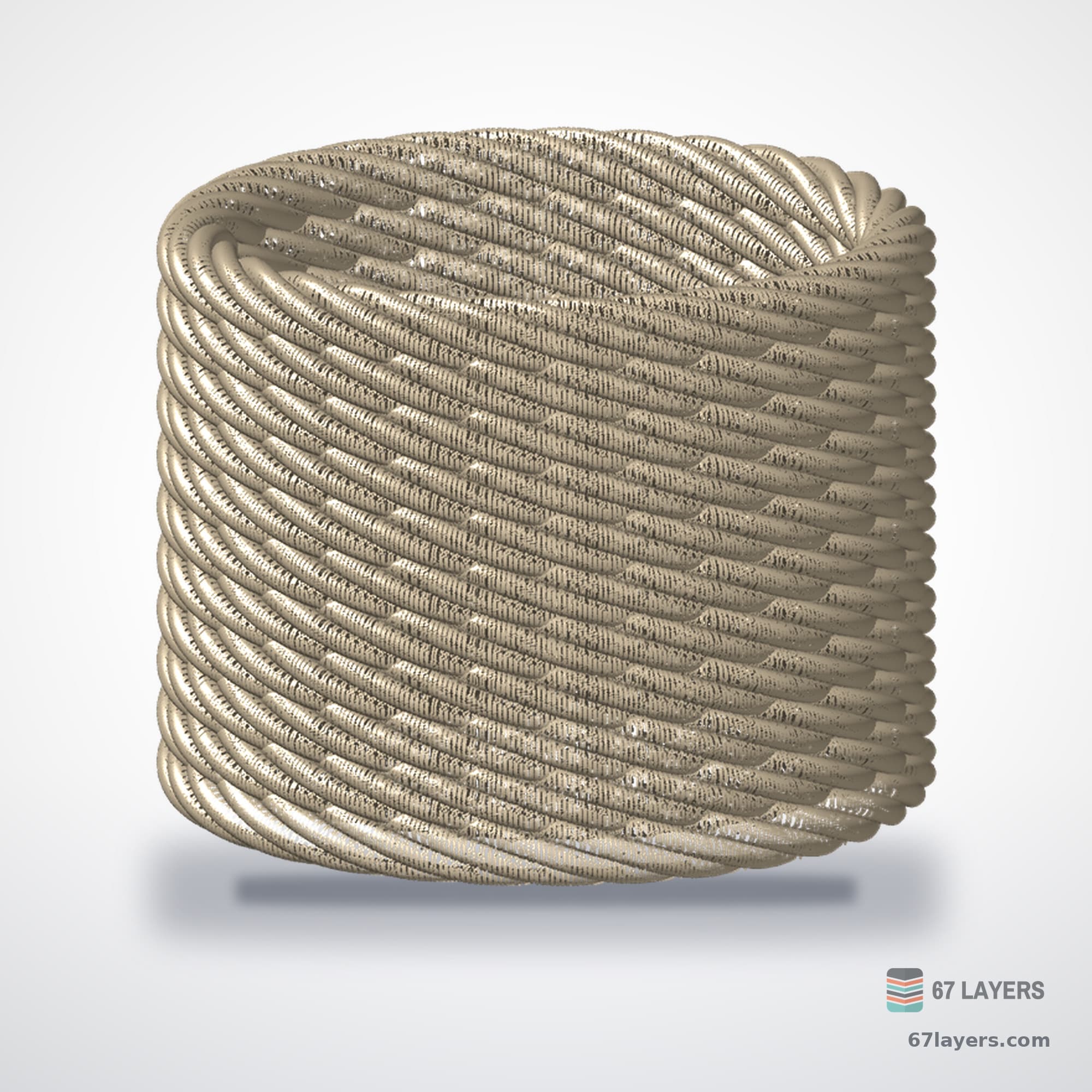 Rope Planter, alternate view 2