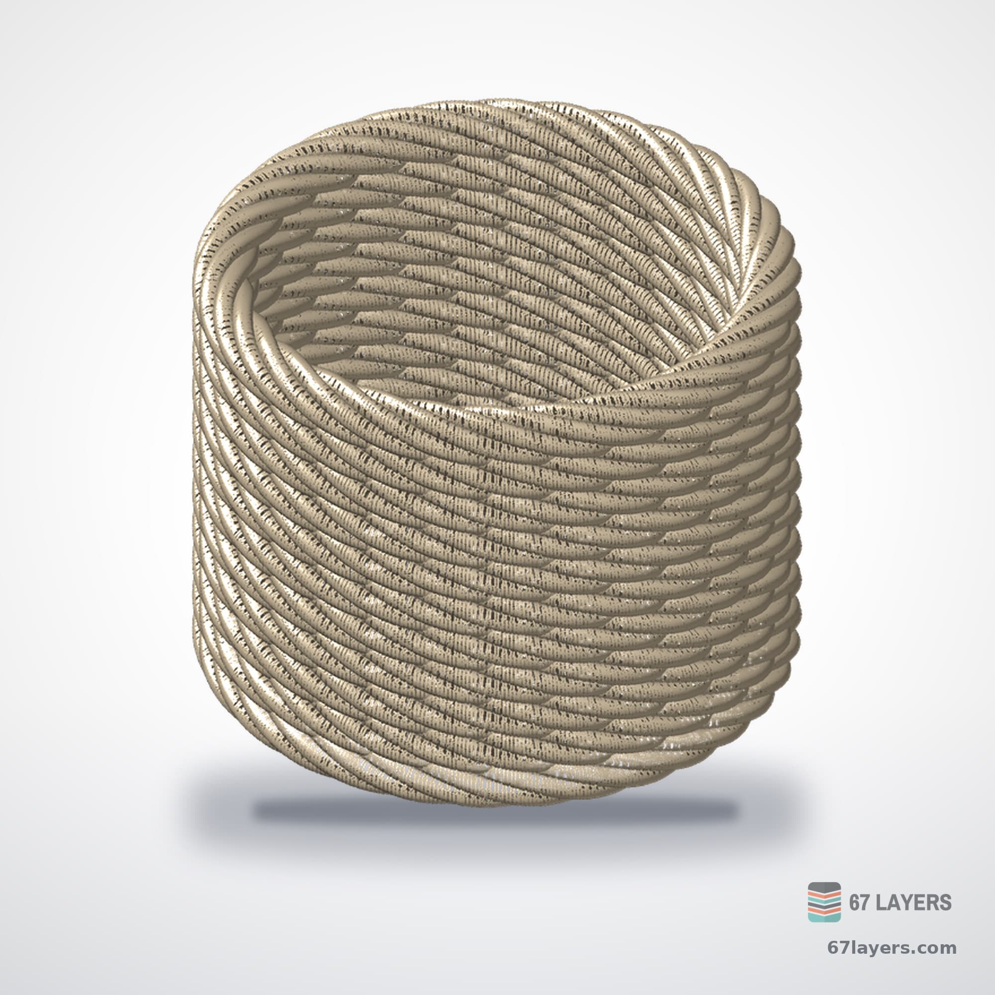 Rope Planter, alternate view 3