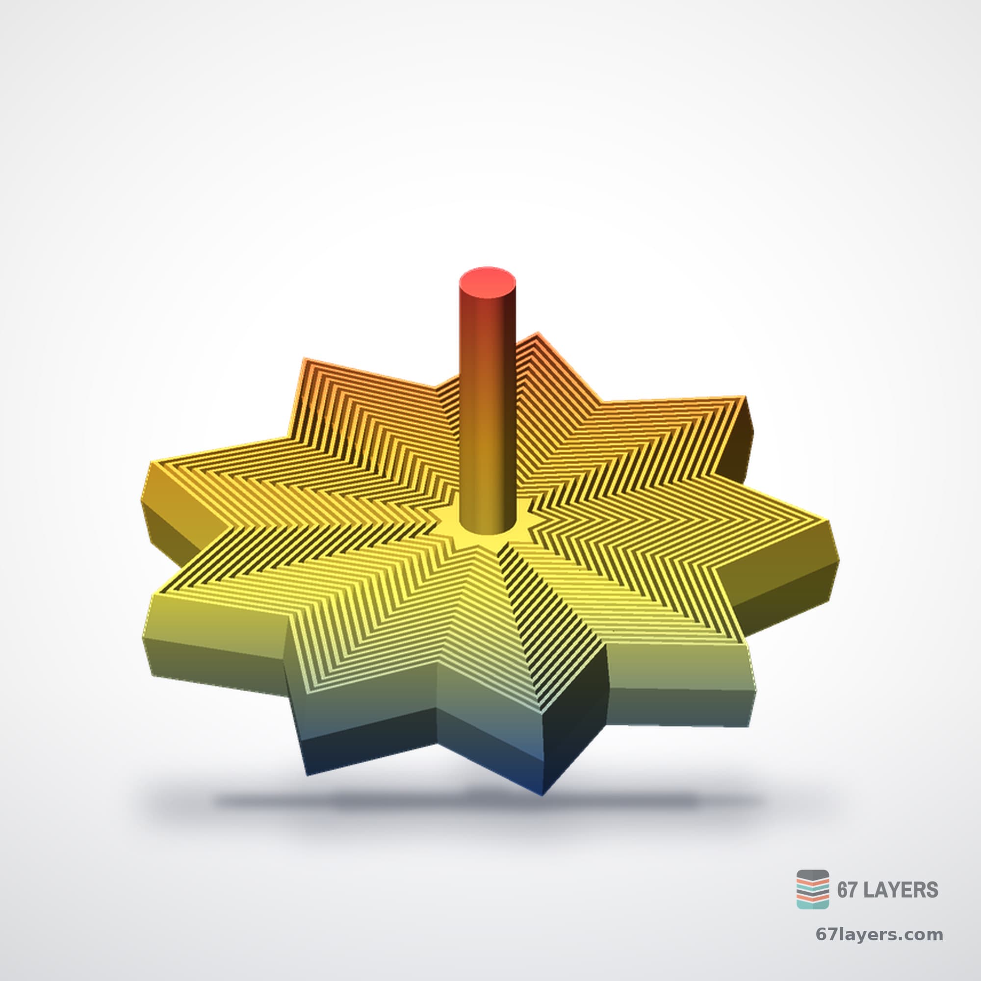 Star Fidget, alternate view 3