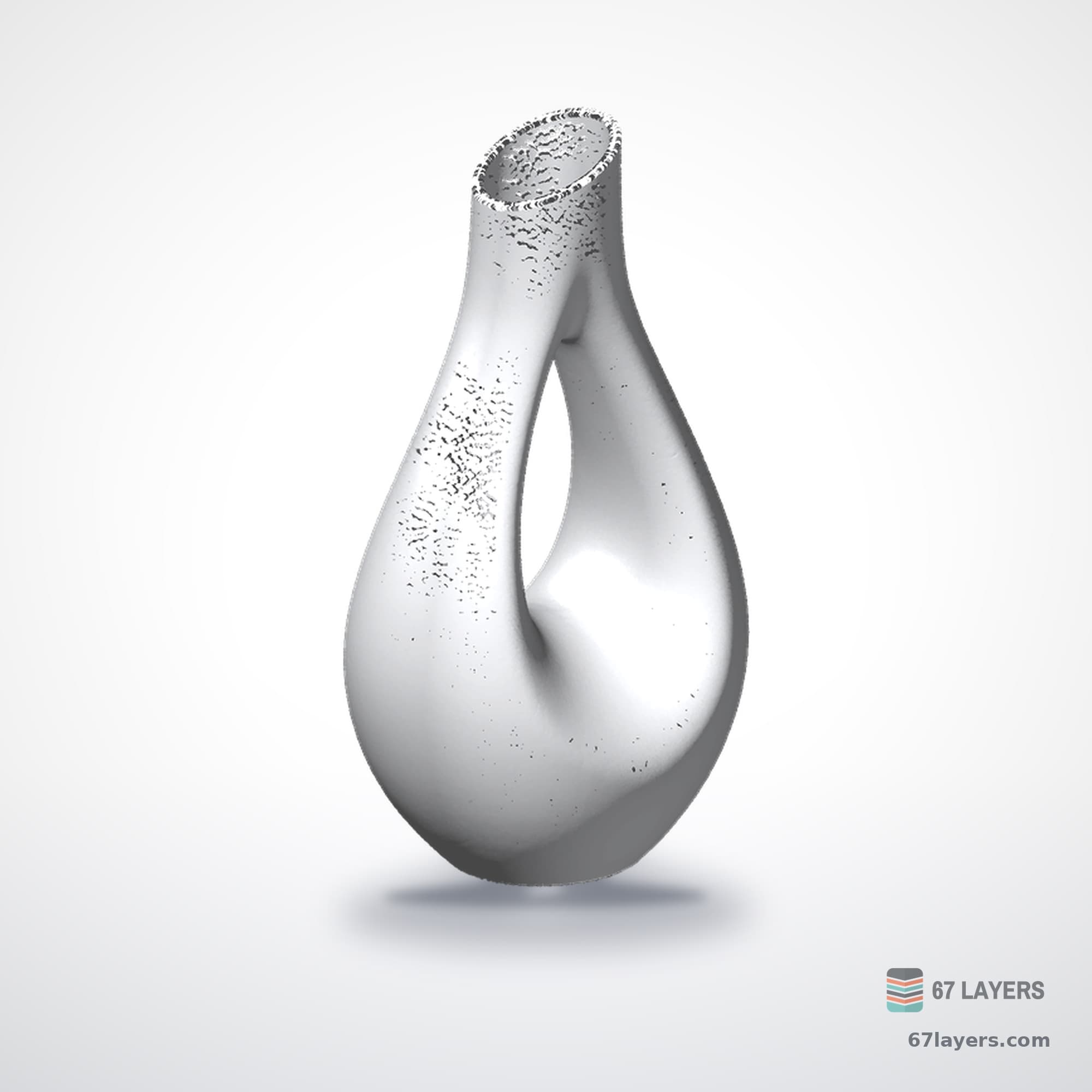 Elegant Teardrop Vase, alternate view 1