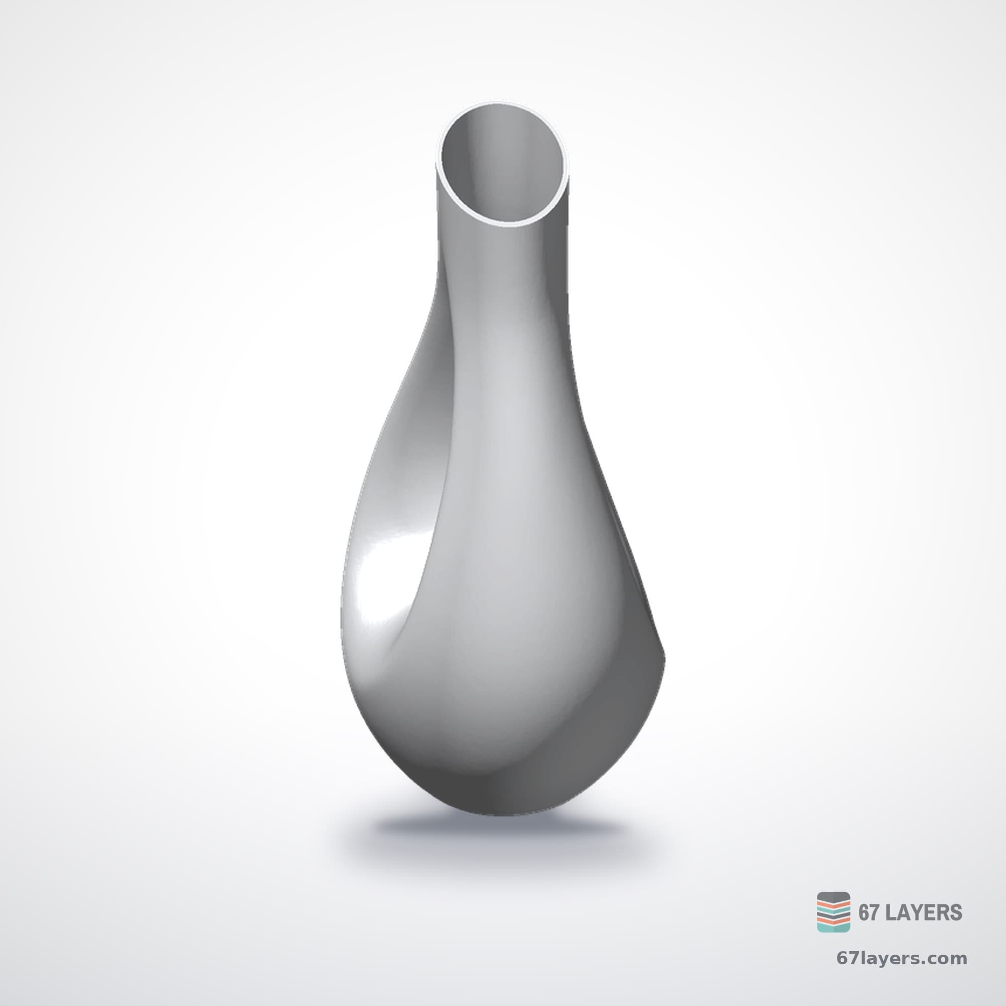 Elegant Teardrop Vase, alternate view 3
